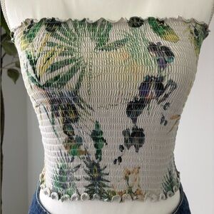 Hot Kiss Floral Tube Top